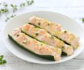 Zucchine ripiene di gamberetti